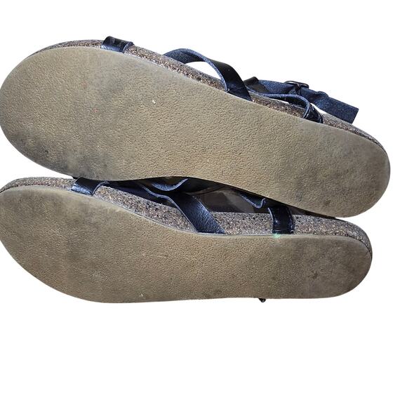 Blowfish Malibu Black Strap Thong Cork and Rubber Sole Sandals Women’s Size 9 - Picture 6 of 8